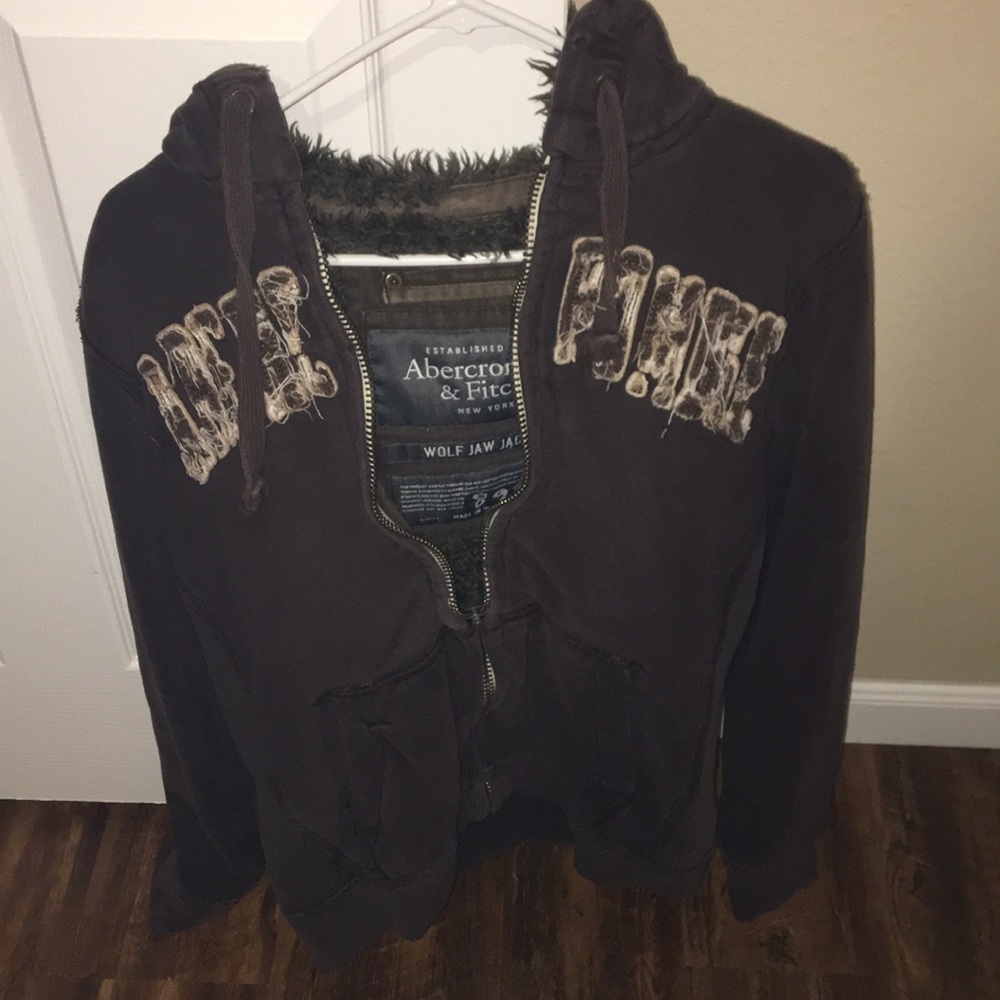 Large brown Abercrombie & Fitch jacket